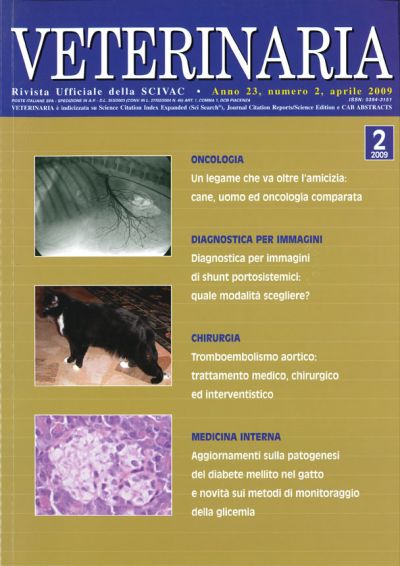 Veterinaria Anno 23, n. 2, Aprile 2009