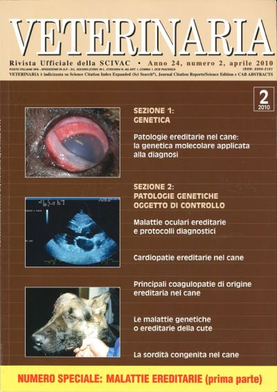 Veterinaria Anno 24, n. 2, Aprile 2010