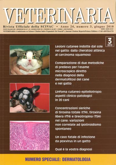 Veterinaria Anno 24, n. 3, Giugno 2010