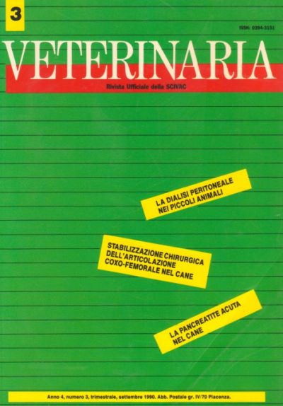 Veterinaria Anno 4, n. 3, 1990