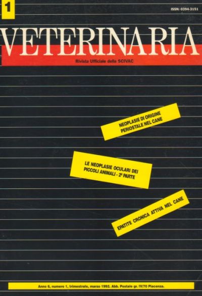 Veterinaria Anno 6, n. 1, 1992