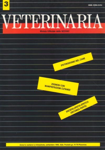 Veterinaria Anno 6, n. 3, 1992