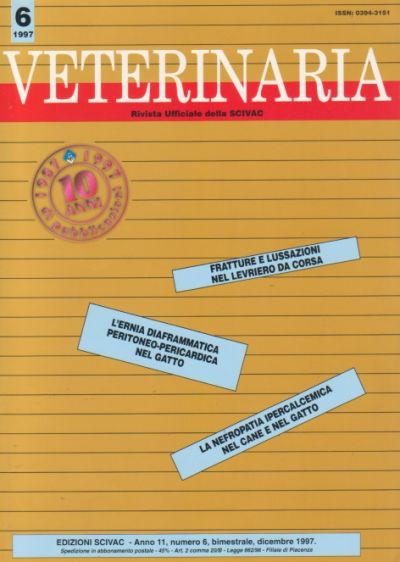 Veterinaria Anno 11, n. 6, 1997