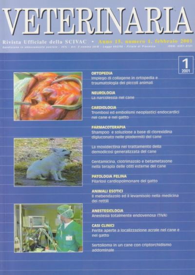 Veterinaria Anno 15, n. 1, 2001