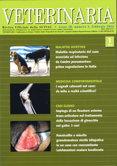 Veterinaria Anno 28, n. 1, Febbraio 2014