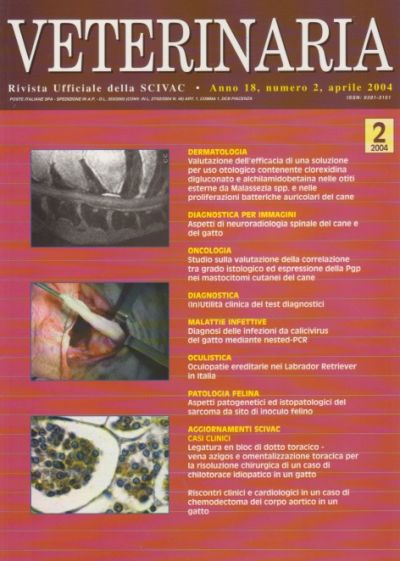 Veterinaria Anno 18, n. 2, 2004 - Supplemento