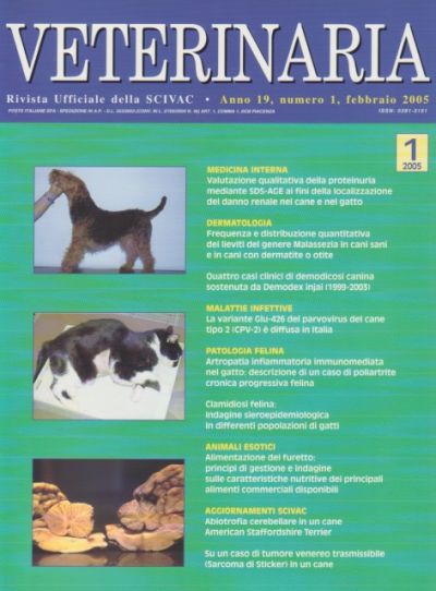 Veterinaria Anno 19, n. 1, 2005