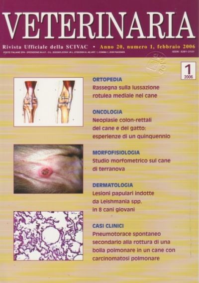 Veterinaria Anno 20, n. 1, Febbraio 2006