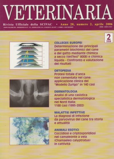 Veterinaria Anno 20, n. 2, Aprile 2006