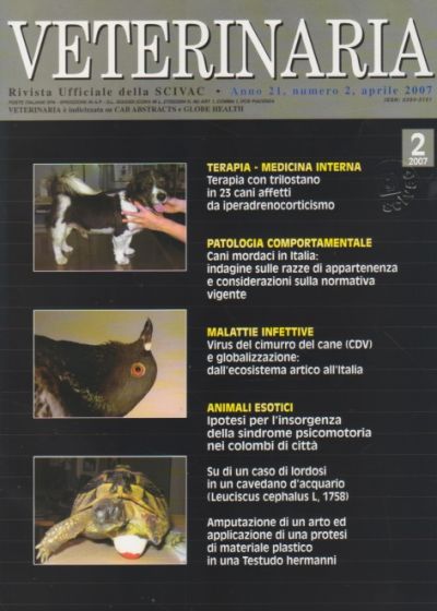 Veterinaria Anno 21, n. 2, Aprile 2007