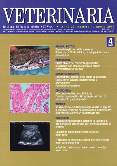 Veterinaria Anno 23, n. 4, Agosto 2009
