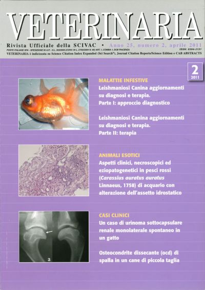 Veterinaria Anno 25, n. 2, Aprile 2011