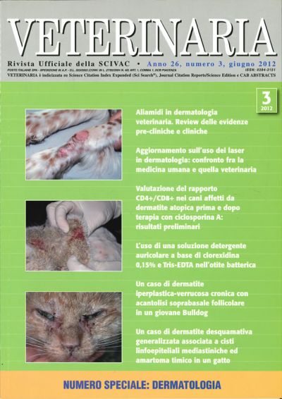 Veterinaria Anno 26, n. 3, Giugno 2012