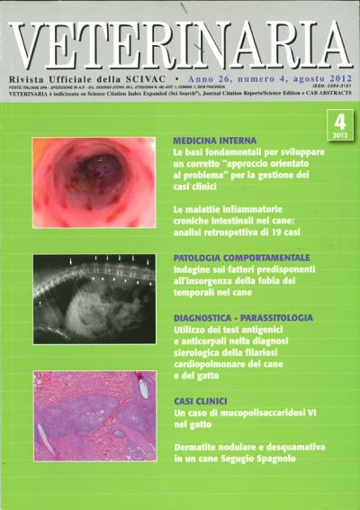 Veterinaria Anno 26, n. 4, Agosto 2012