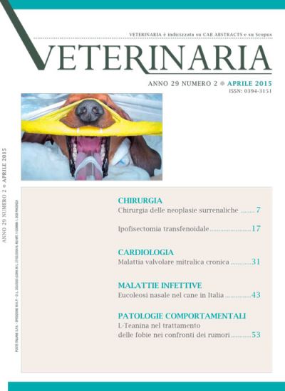 Veterinaria Anno 29, n. 2, Aprile 2015 EDITORIALE