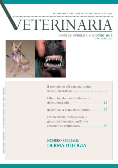 Veterinaria Anno 29, n. 3, Giugno 2015