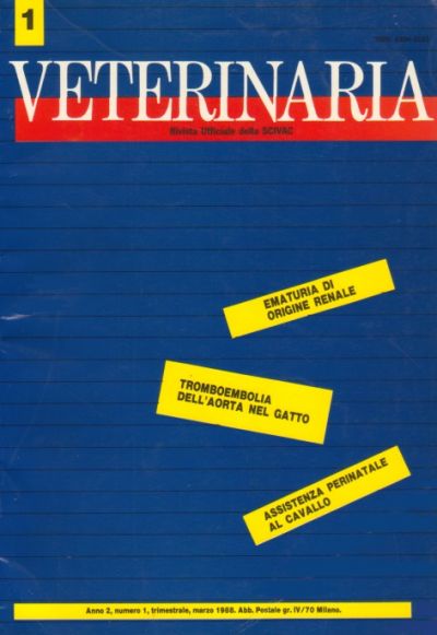 Veterinaria Anno 2, n. 1, 1988