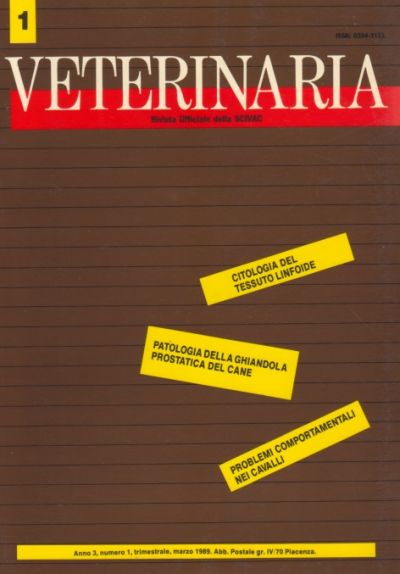 Veterinaria Anno 3, n. 1, 1989