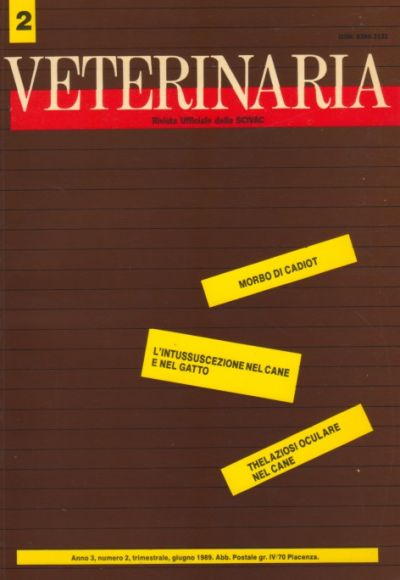 Veterinaria Anno 3, n. 2, 1989