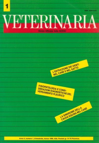Veterinaria Anno 4, n. 1, 1990