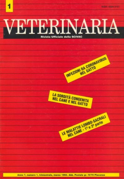 Veterinaria Anno 7, n. 1, 1993