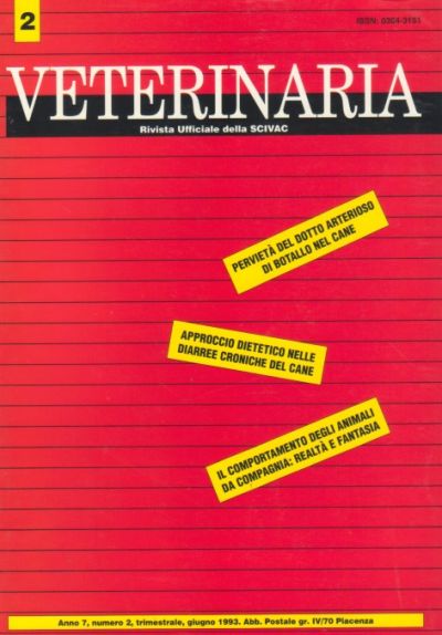 Veterinaria Anno 7, n. 2, 1993