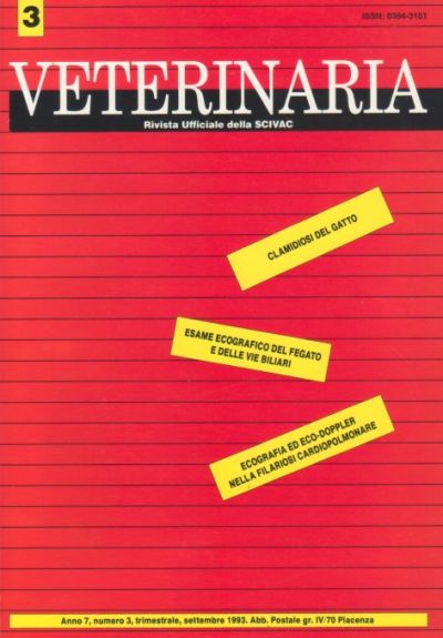 Veterinaria Anno 7, n. 3, 1993