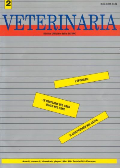 Veterinaria Anno 8, n. 2, 1994