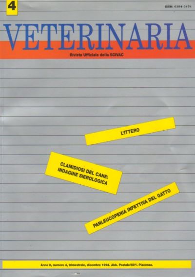 Veterinaria Anno 8, n. 4, 1994