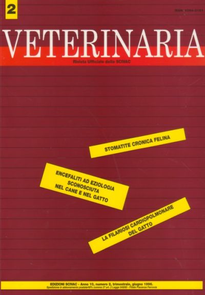 Veterinaria Anno 10, n. 2, 1996