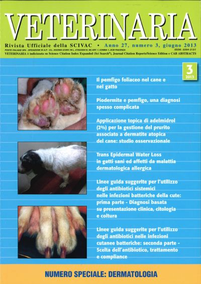 Veterinaria Anno 27, n. 3, Giugno 2013