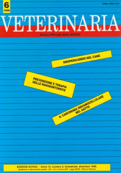 Veterinaria Anno 12, n. 6, 1998